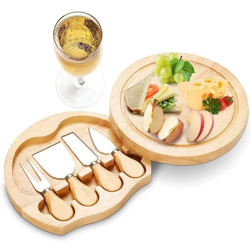 Wooden Cheese Slicer Cutter Board Bamboo Cutting Board Handle