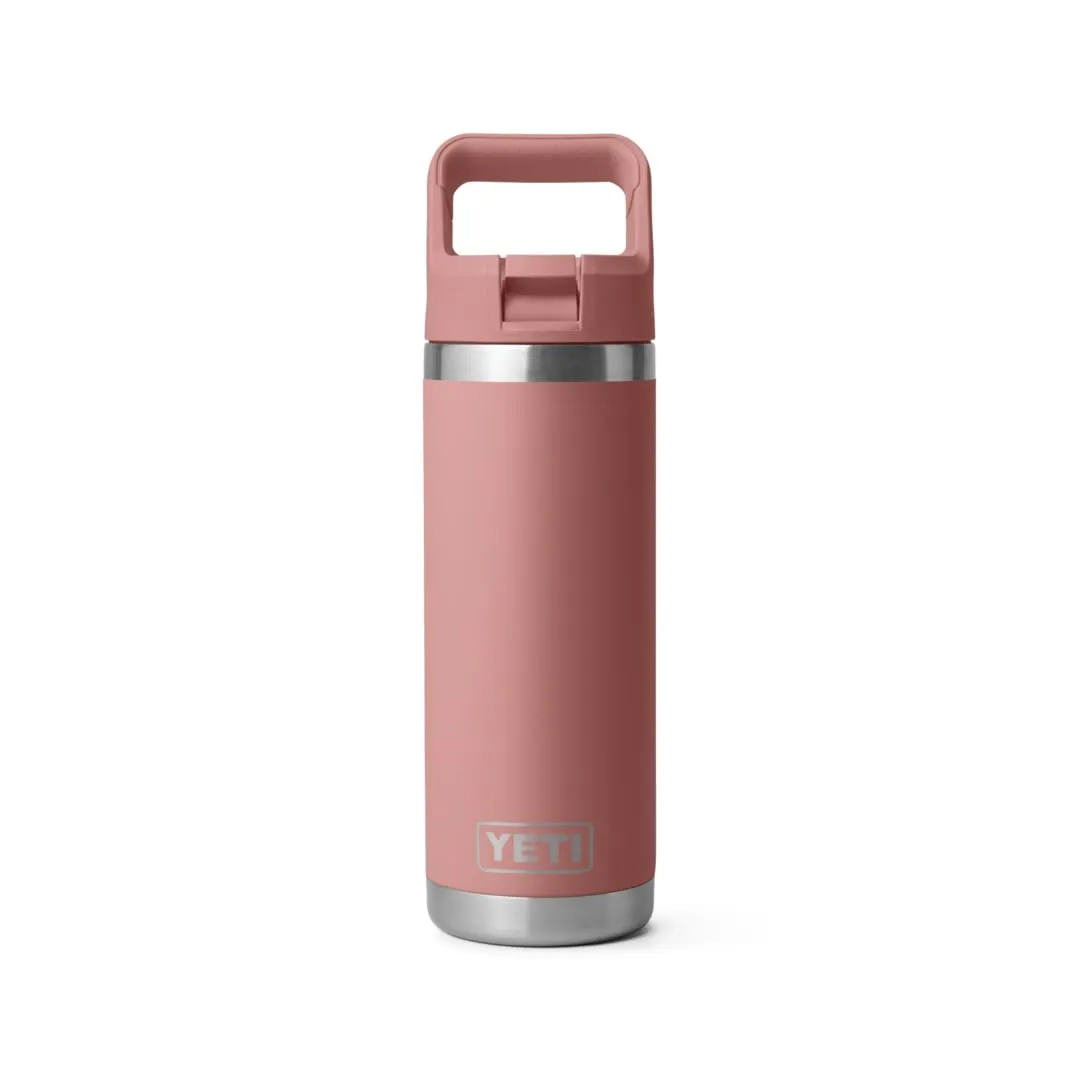 YETI Rambler 18oz Straw Bottle Sandstone Pink