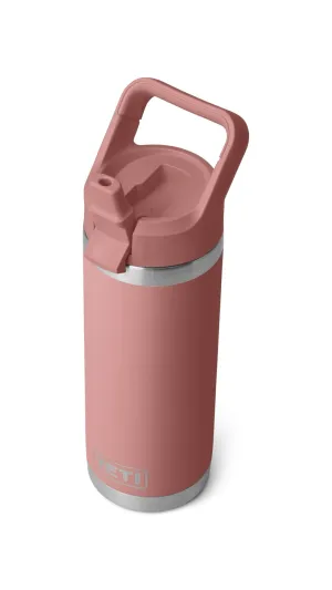 YETI Rambler 18oz Straw Bottle Sandstone Pink